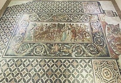 Mosaïque romaine exposée au musée de Sétif