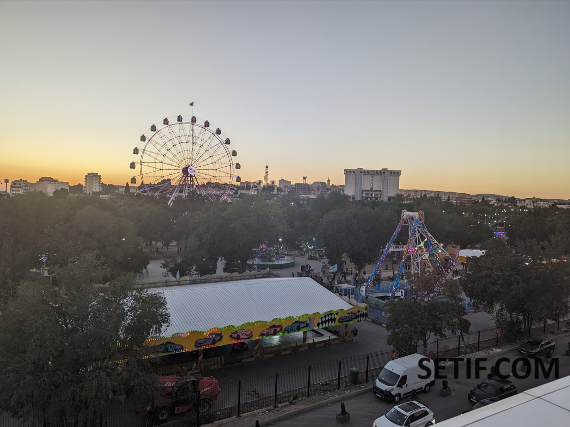 Vue du Parc d'attractions de Sétif